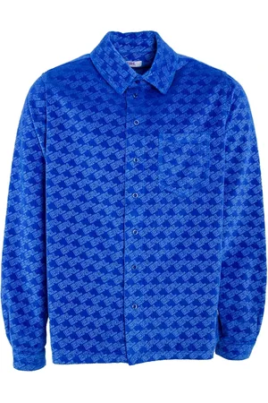 ERL Heren, Overhemden, Blauw, Maat: XL Corduroy
