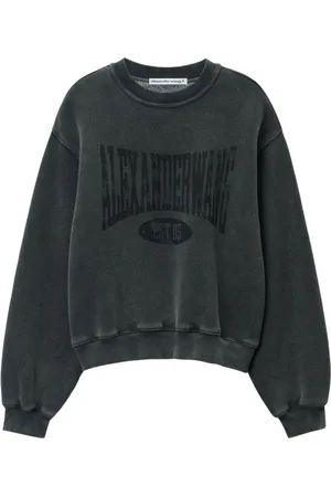 Alexander Wang Dames, Sweatshirts & Hoodies, Zwart, Maat: M Katoen