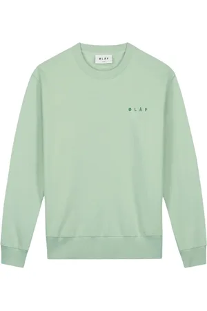 OLAF HUSSEIN Heren, Sweatshirts & Hoodies, Groen, Maat: XL