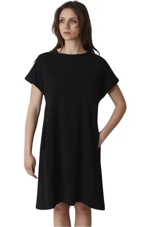 ALPHA STUDIO Dames, Jurken, Zwart, Maat: XL Jersey