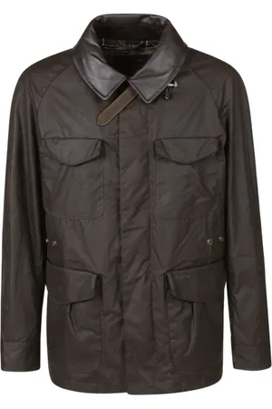 Barbour Heren, Jassen, Bruin, Maat: M Katoen