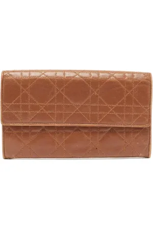 Dior Dames, Pre-owned, Bruin, Maat: ONE Size Leer