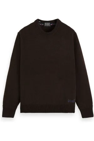 Scotch&Soda Heren, Truien, Bruin, Maat: S Wol