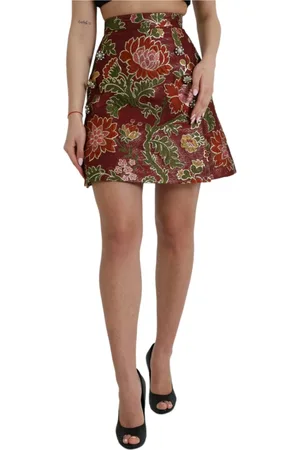 Dolce & Gabbana Dames, Rokken, Veelkleurig, Maat: XS Katoen