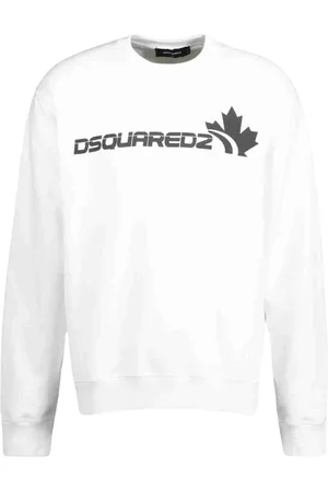Dsquared2 Heren, Sweatshirts & Hoodies, Wit, Maat: L