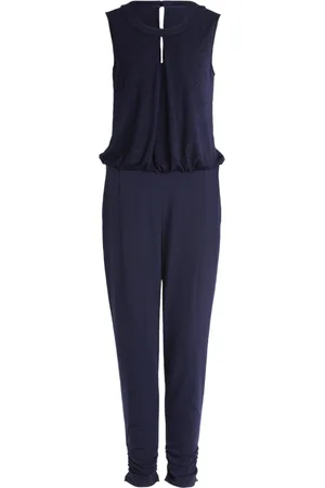Vera Mont Dames, Jumpsuits & Playsuits, Blauw, Maat: XL