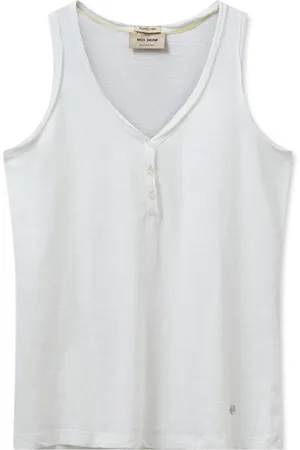 Mos Mosh Dames, Tops, Wit, Maat: L Katoen