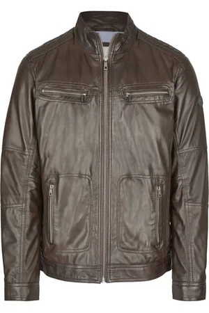Bugatti Heren, Jassen, Bruin, Maat: 2XL Leer