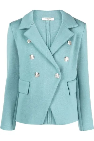 CHARLOTT Dames, Jassen, Blauw, Maat: S Wol
