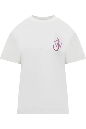 J.W.Anderson Dames, Tops, Wit, Maat: L Katoen