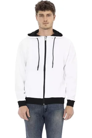 BALDININI Heren, Sweatshirts & Hoodies, Wit, Maat: 3XL Katoen