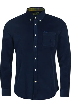 Barbour Heren, Overhemden, Blauw, Maat: S Corduroy