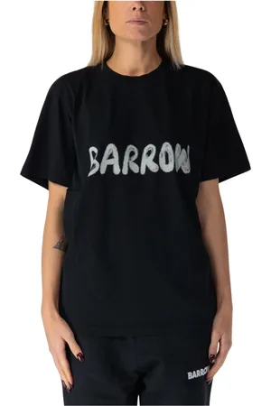 BARROW Heren, Tops, Zwart, Maat: L Katoen