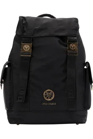 Carlo Colucci Unisex, Tassen, Zwart, Maat: ONE Size Nylon