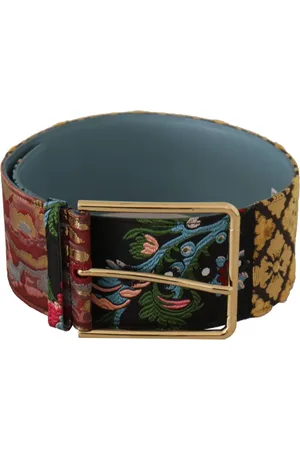 Dolce & Gabbana Unisex, Accessoires, Veelkleurig, Maat: 70 CM Leer
