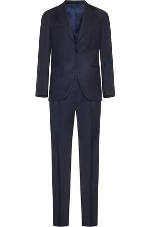 D4.0 Heren, Pakken, Blauw, Maat: S Wol