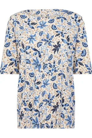 soyaconcept Dames, Blouses & Shirts, Blauw, Maat: S Katoen