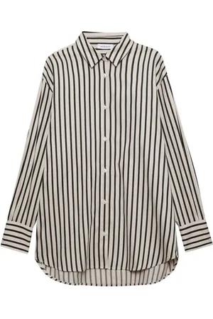 ANINE BING Dames, Blouses & Shirts, Veelkleurig, Maat: XS Katoen