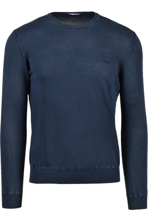 HARMONT&BLAINE Heren, Truien, Blauw, Maat: 3XL Katoen