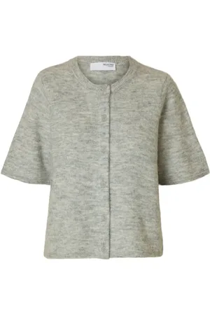 SELECTED Dames, Truien, Grijs, Maat: L Wol