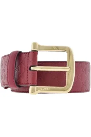 Gucci Dames, Accessoires, Paars, Maat: 85 CM Leer
