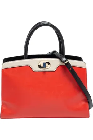 Bvlgari Dames, Pre-owned, Rood, Maat: ONE Size Leer