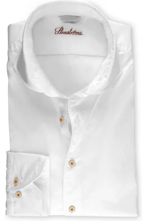 Stenströms Heren, Overhemden, Wit, Maat: 2XL