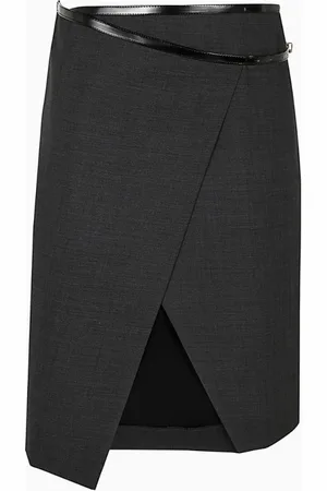Serafini Dames, Rokken, Grijs, Maat: M Wol