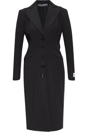 Dolce & Gabbana Dames, Mantels, Zwart, Maat: M