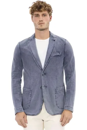 DISTRETTO 12 Heren, Jassen, Blauw, Maat: XL Katoen