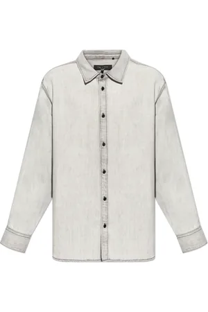 RAG&BONE Heren, Overhemden, Grijs, Maat: M Denim