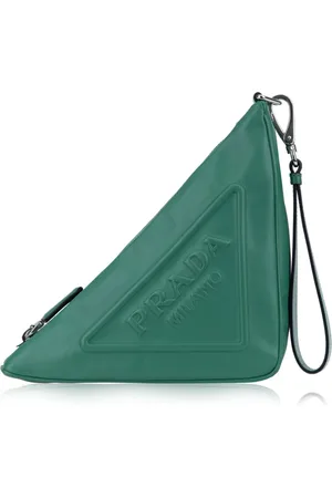 Prada Dames, Tassen, Groen, Maat: ONE Size Leer