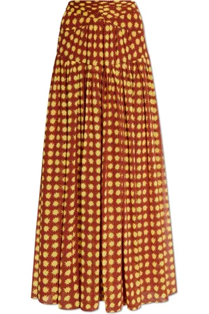 Diane von Furstenberg Dames, Rokken, Bruin, Maat: 2XS Poliester