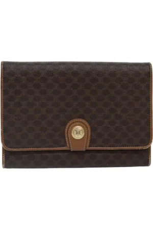 Céline Dames, Pre-owned, Bruin, Maat: ONE Size Leer