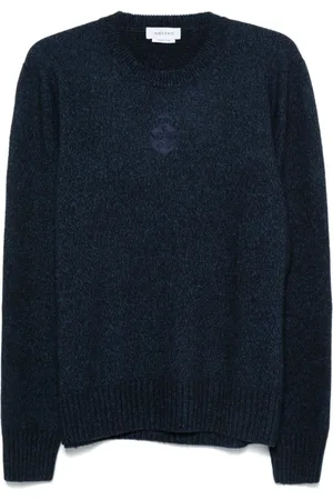 Alexander McQueen Heren, Truien, Blauw, Maat: XL
