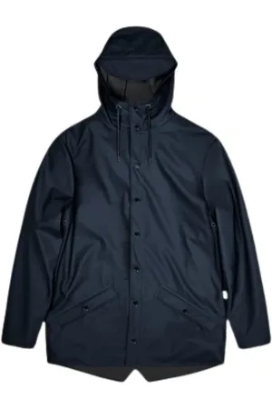 Rains Dames, Jassen, Blauw, Maat: XS Poliester