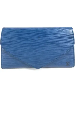 LOUIS VUITTON Dames, Pre-owned, Blauw, Maat: ONE Size Leer