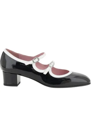 Carel Dames, Schoenen, Zwart, Maat: 38 EU Leer