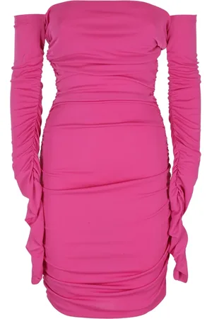 Andamane Dames, Jurken, Roze, Maat: S Linnen