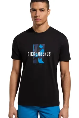 Bikkembergs Heren, Tops, Zwart, Maat: L Katoen