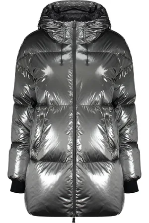 HERNO Dames, Jassen, Grijs, Maat: 2XS Polyamide