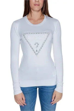 Guess Dames, Truien, Wit, Maat: L Viscose