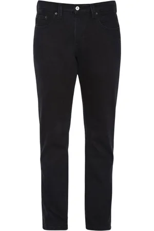 Schott NYC Heren, Jeans, Zwart, Maat: W31 L32 Katoen
