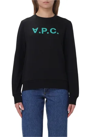 A.P.C. Dames, Sweatshirts & Hoodies, Zwart, Maat: S Katoen