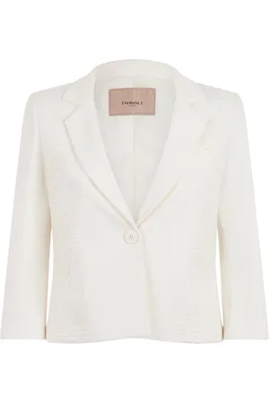 Twin-Set Dames, Jassen, , Maat: M Leer