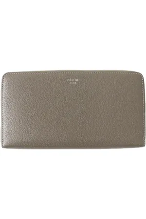 Céline Dames, Pre-owned, Grijs, Maat: ONE Size Leer
