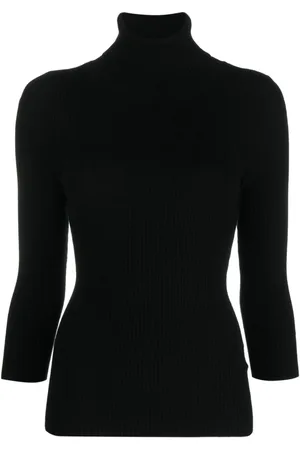 Aspesi Dames, Truien, Zwart, Maat: M Wol