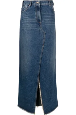 DARKPARK Dames, Rokken, Blauw, Maat: W28 Denim