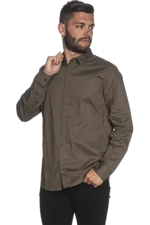 Armani Exchange Heren, Overhemden, Bruin, Maat: L