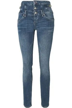 Liu Jo Dames, Jeans, Blauw, Maat: W27 Katoen